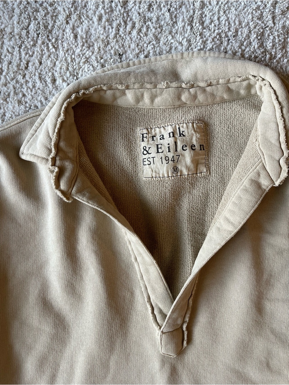 Frank & Eileen Patrick Triple Fleece Popover Henley Top - Picture 3 of 6